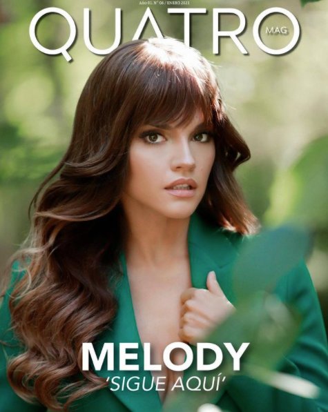 portada revista quatro magazine Melody